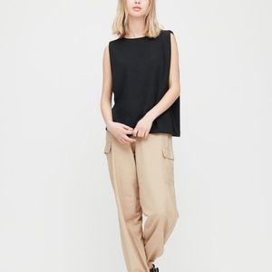 Uniqlo crepe jersey sleeveless tank